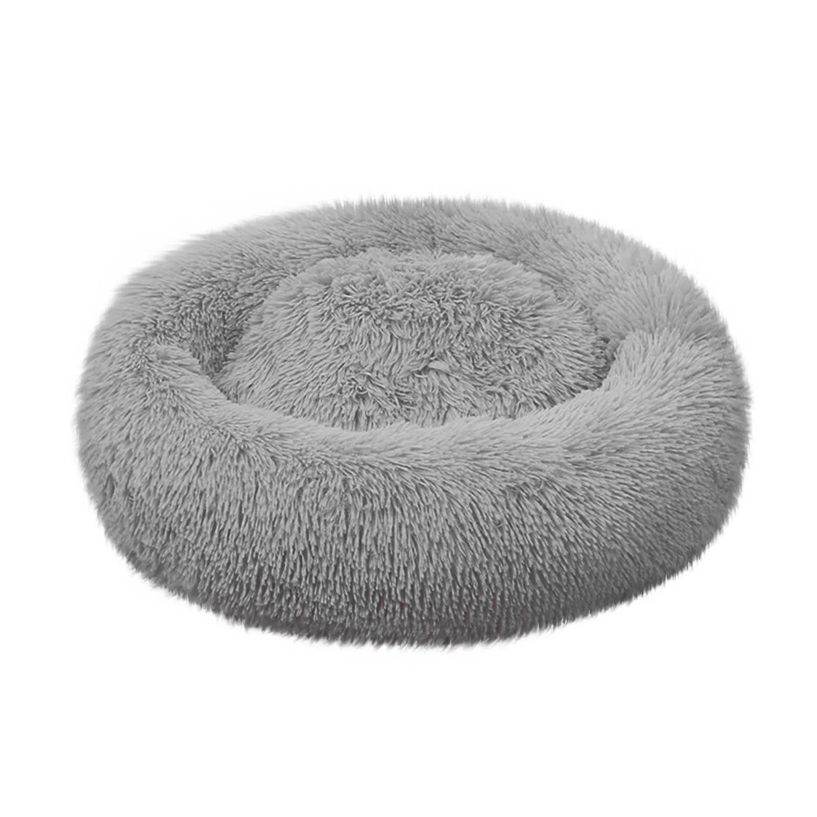 Cat Bed, Cat Beds for Indoor Cats Washable, Orthopedic Soft Fluffy round Calming Pet Bed for Small Cat, Small Cat Beds & Furniture