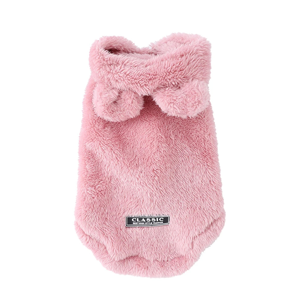 Autumn Winter Cat Clothes Soft Warm Cute Kitten Sweater Pet Fleece Costume for Small Medium Dogs Cats Kitty Sphynx Hoodies Coat